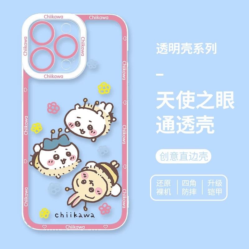 Japanese Cartoon ChiiKawa iPhone Case | Summer Time & Bee Colour Ver 8 Styles - iPhone Case PLUS SE2 XS XR X 11 12 13 14 15 16 16e 17 17e Pro Promax 12mini 13mini