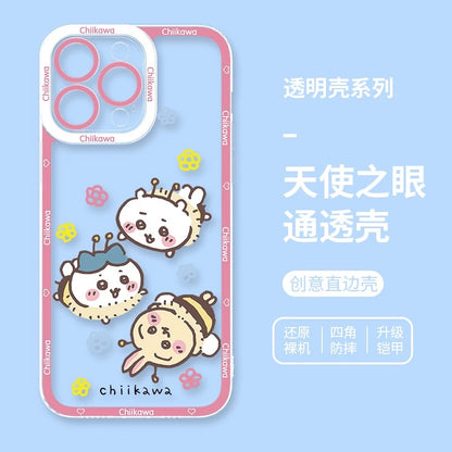 Japanese Cartoon ChiiKawa iPhone Case | Summer Time & Bee Colour Ver 8 Styles - iPhone Case PLUS SE2 XS XR X 11 12 13 14 15 16 16e 17 17e Pro Promax 12mini 13mini