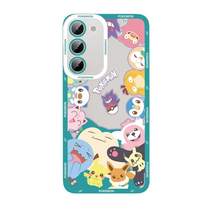 Japan Cartoon Pokemon Be with you Version | All Around you & Smile to you - Phone Case Samsung Galaxy S26 S25 S24 S23 S22 S21 FE Ultra Edge