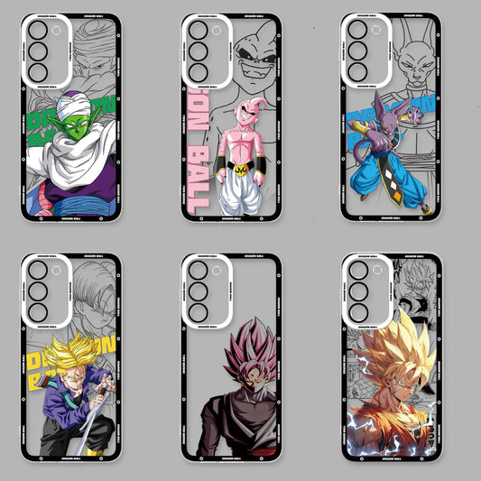 Japanese Anime Dragon Ball | Piccolo Kid Buu Beerus Trunks Super Saiyan Black Vegito Goku- Phone Case Samsung Galaxy S26 S25 S24 S23 S22 S21 FE Ultra