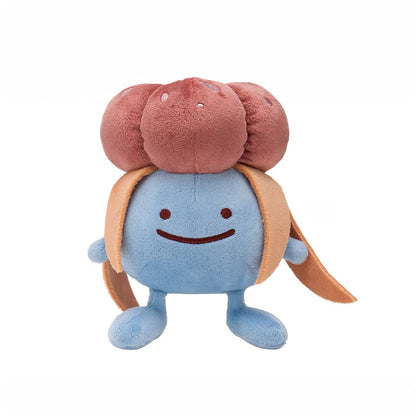 Japan Cartoon Pokemon Center Ditto Crossover Part 5 | Exeggutor Shaymin Magnemite Pichu Raichu Jirachi Wobbuffet Whimsicott Gloom Alolan Vulpix - Mascot Mini Plush Doll