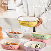 Sanrio Ceramic Tableware Big Bowl Plate | Hello Kitty My Melody Kuromi Cinnamoroll Pompompurin Pochacco - can Oven use Baking Pan Dinner plate