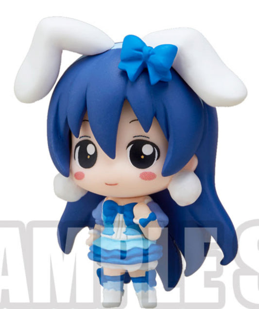 Japanese Anime Love Live! School Idol Project Mini Figure Keychain | Sonoda Umi Rabbit Animal Pajamas - 2013 Retried Trading Mascot Charm Collectable Toys Mystery Blind Box