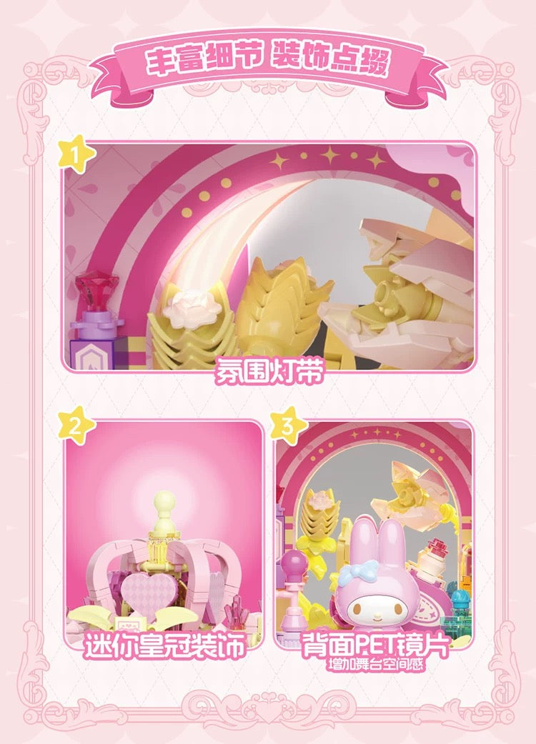 Top Toy x Sanrio Opera Theme | My Melody Perfume Inspiration - Building Blocks Toy Collections