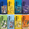 Japanese Cartoon Pokemon Silicone Case World Coronation | Ash Ketchum Pikachu Lucario Sirfetchd Dracovish Dragonite Charizard Gengar - Phone Case Samsung Galaxy S26 S25 S24 S23 FE Ultra Edge