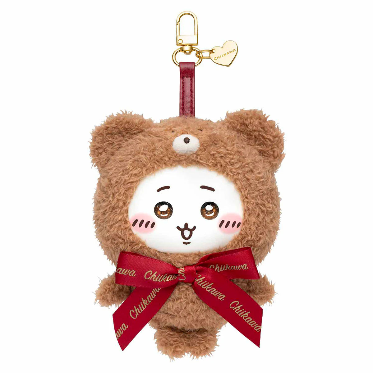 [Pre-order] Japan ChiiKawa Kiramekko Teddy Bear Series | ChiiKawa Hachiware Usagi Momonga Kurimanju Rakko Cute Plush Doll with Plastic Face Keychain - Kawaii items Room Decoration Doll