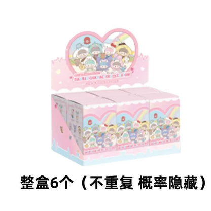 zZoton x Sanrio Characters Love League Buddies Plush Doll Keychain | Hello Kitty My Melody Kuromi Cinnamoroll Pompompurin Pochacco Hangyodon - Collectable Toys Mystery Blind Box KawaiiGiftLand