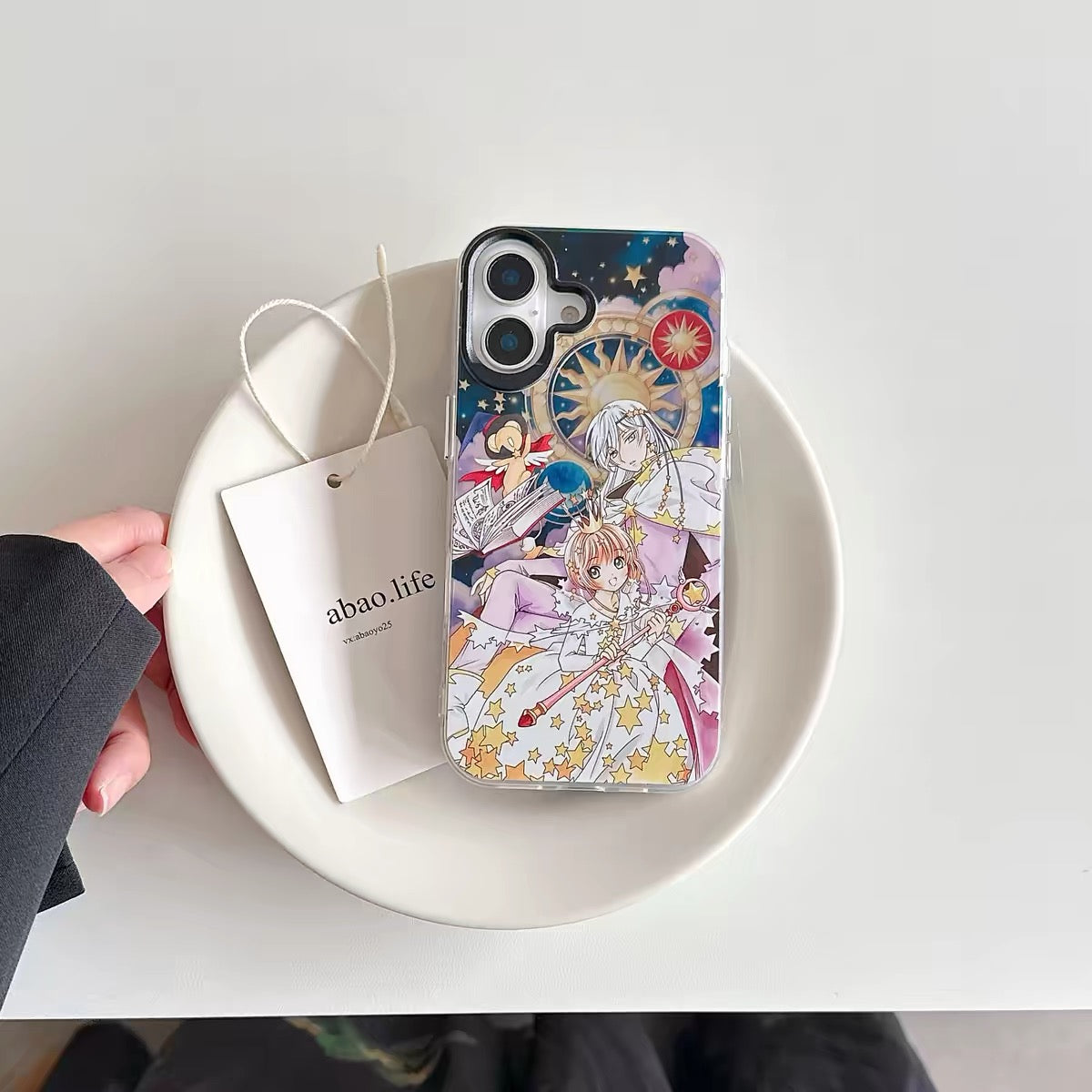 CardCaptorSakura Retro Comic Laser Case | Part 4 Cosplay Style Queen King & Angel - Phone Case Samsung Galaxy S26 S25 S24 S23 S22 S21 FE Ultra Edge