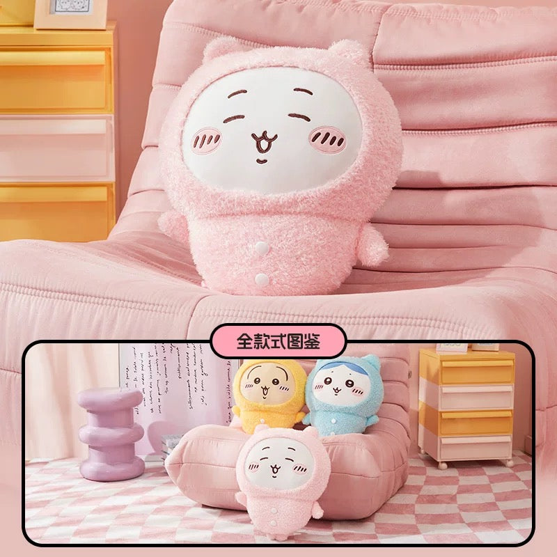 ChiiKawa X Miniso | ChiiKawa Hachiware Usagi Pajamas Giant Plush Doll - Kawaii items Room Decoration doll