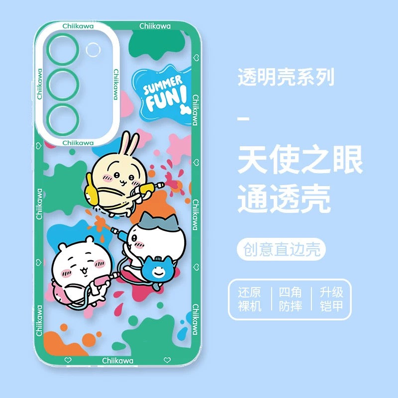 Japanese Cartoon ChiiKawa iPhone Case | Summer Time & Bee Colour Ver 8 Styles - Phone Case Samsung Galaxy S26 S25 S24 S23 S22 S21 FE Ultra Edge