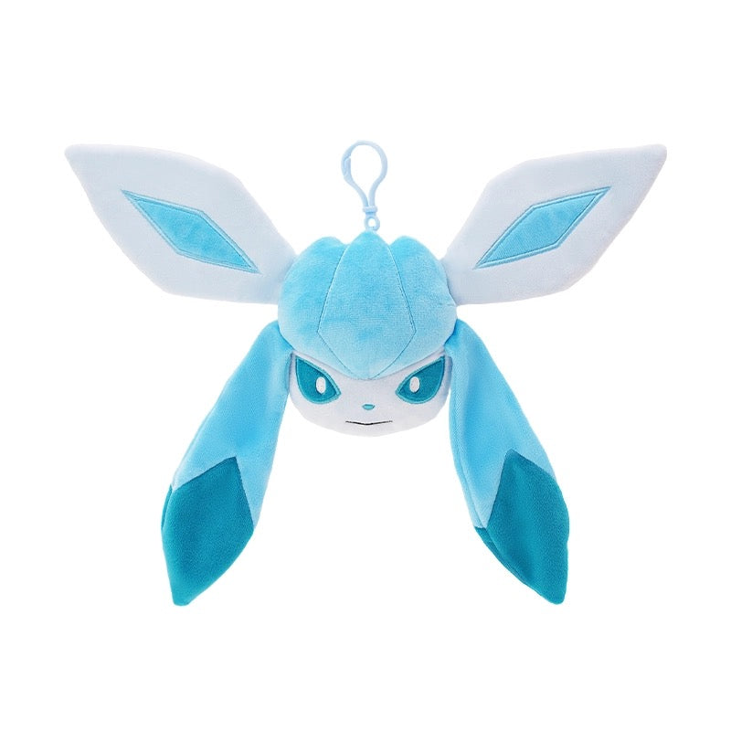 Japan Cartoon Pokemon Eevee Evolution Series Cute Plush Mini Coinbag Keychain | Eevee Vaporeon Jolteon Flareon Espeon Umbreon Leafeon Glaceon Sylveon - Evolve Anime Collectable Kawaii Item