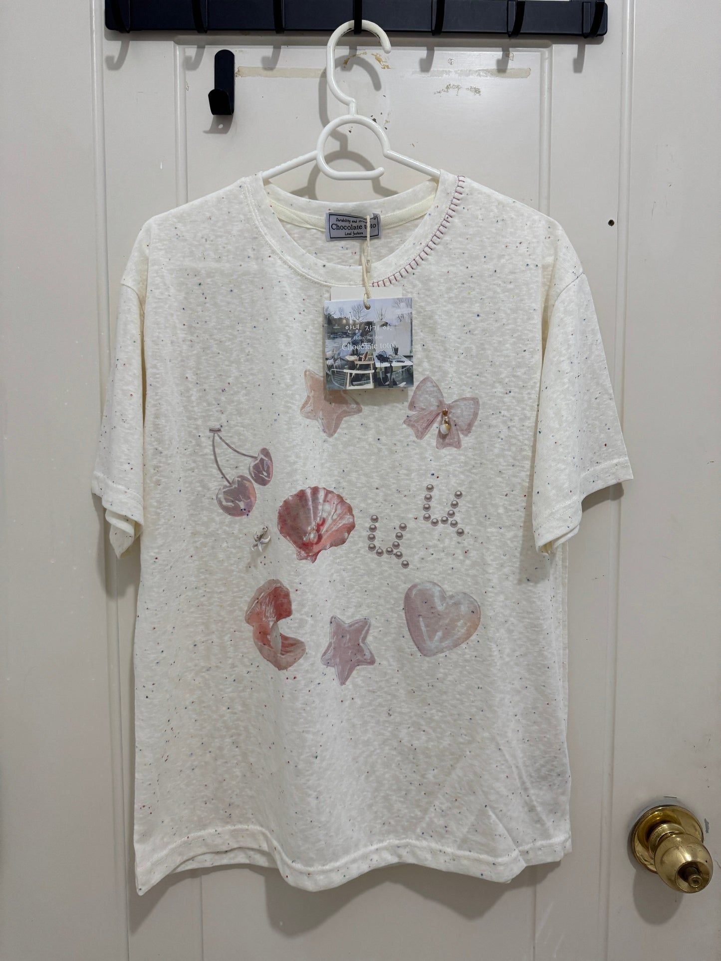 Korean Fashion Ocean Style T-Shirt Series | Ocean Shell  - Kawaii Fashion Items