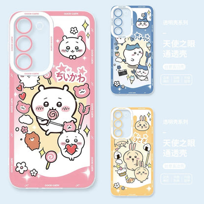 Japanese Cartoon Chiikawa Kawaii Sweets Daily | Chiikawa Hachiware Usagi - Phone Case Samsung Galaxy S26 S25 S24 S23 S22 S21 FE Ultra Edge