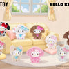 TOPTOY x Sanrio Hello Kitty | Puppy Party Series - Plush Vinly Keychain Pendant Blind Box