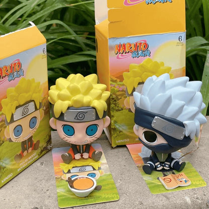 Miniso X Naruto Ninja Mini Sitting Part 1 Series Limited Edition | Naruto Shippuuden Naruto Sasuke Sakura Kakashi Gaara Lee -  Figure Keychain Collectable Toys Mystery Blind Box KawaiiGiftLand