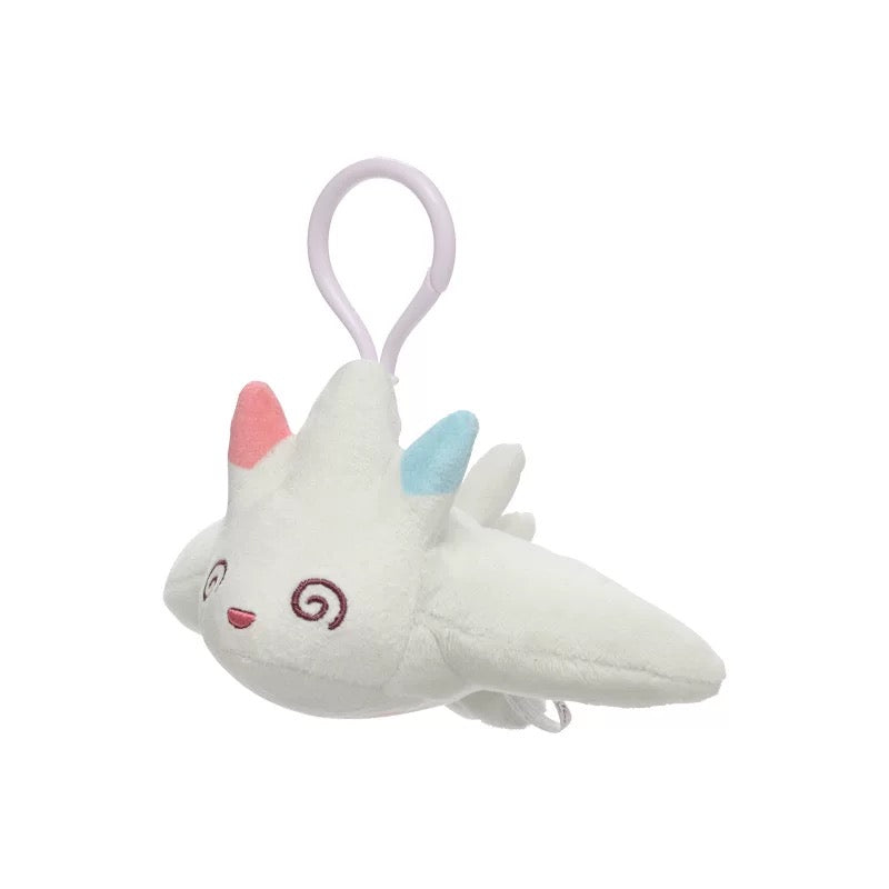 Japan Cartoon Pokemon Center Exhausted Version Keychain | Gengar Dragonite Snorlax Pikachu Scorbunny Togekiss Larvitar Poliwhirl Spinda Max Revive - Mascot Mini Plush Doll