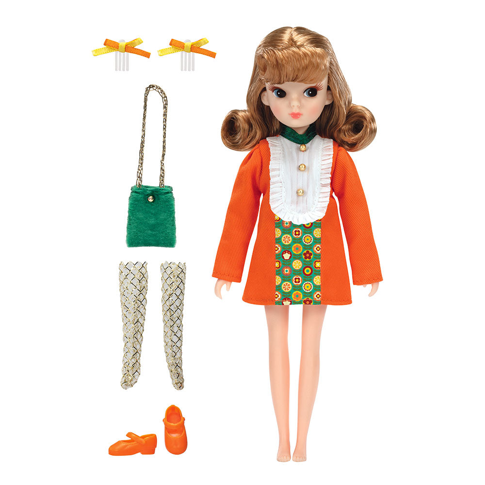 Takara Tomy Retro Licca | 100th Anniversary Vintage Fashion Style Doll 2024 Mandarin Lips