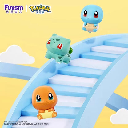 Japan Cartoon Pokemon Little Adventures Part 1 with PokeBall | Pikachu Bulbasaur Charmander Squirtle Eevee Psyduck - Mascot Plush Doll Kawaii Decoration