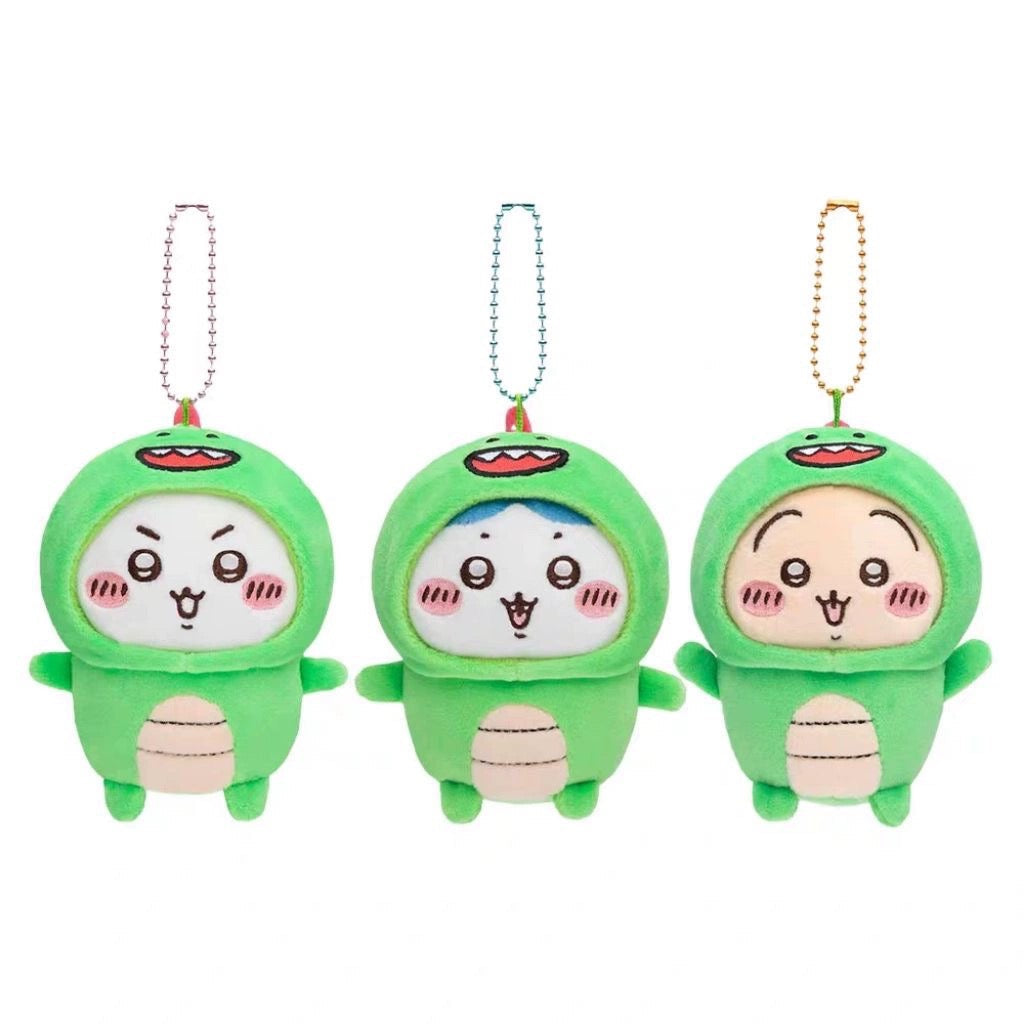 Free Gift : Japan ChiiKawa Dragon Year Green Drangon | ChiiKawa Hachiware Usagi - Mini Plush Doll Keychain