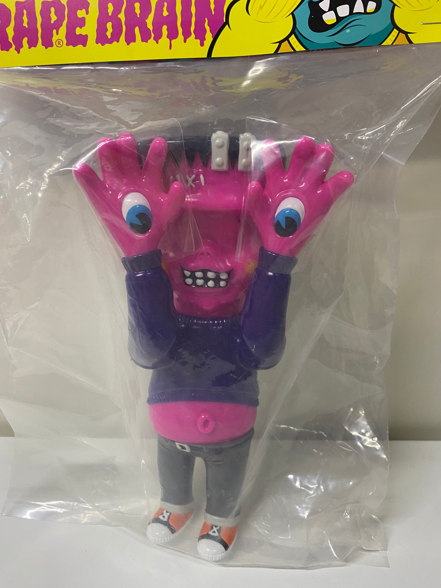Headlock Knuckles Kustom Monsters X Grape Brain | Hot Pink - Super Limited Edition Retired Rare