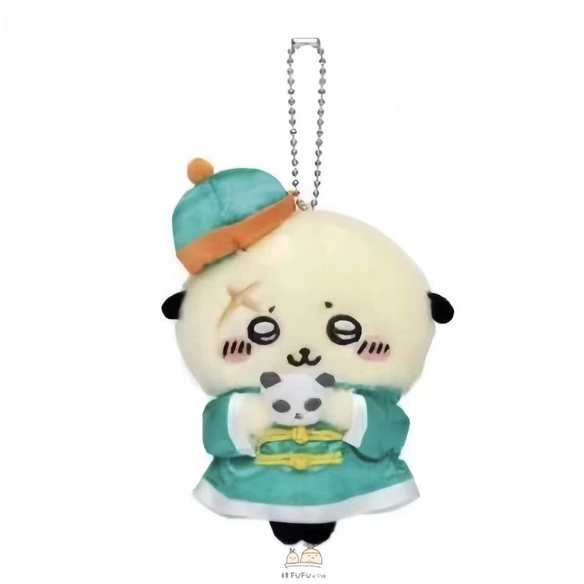 Japan ChiiKawa Chinese Restaurant | ChiiKawa Hachiware Usagi Momonga Rakko - Mini Plush Doll 10cm Keychain