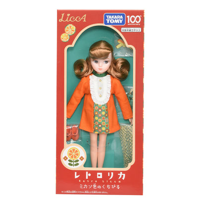 Takara Tomy Retro Licca | 100th Anniversary Vintage Fashion Style Doll 2024 Mandarin Lips