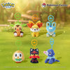 Japan Cartoon Pokemon Center Pokeball Keychain 6th & 7th Generation | Chespin Fennekin Froakie Rowlet Litten Popplio - Mascot Mini Plush Doll