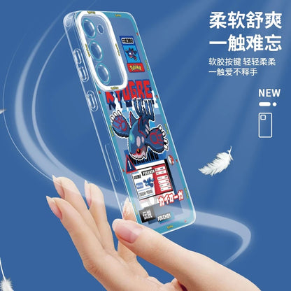 Japan Cartoon Pokemon Game Pixel Version | Celebi Xerneas Zekrom Reshiram Latios Latias Gardevoir Garchomp - Phone Case Samsung Galaxy S26 S25 S24 S23 S22 S21 FE Ultra Edge