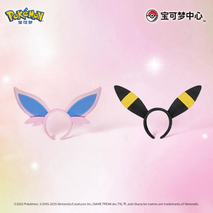 Japan Cartoon Pokemon Eevee Evolution Series Cute Headband | Eevee Vaporeon Jolteon Flareon Espeon Umbreon Leafeon Glaceon Sylveon - Evolve Anime Collectable Kawaii Makeup Facial Hairband
