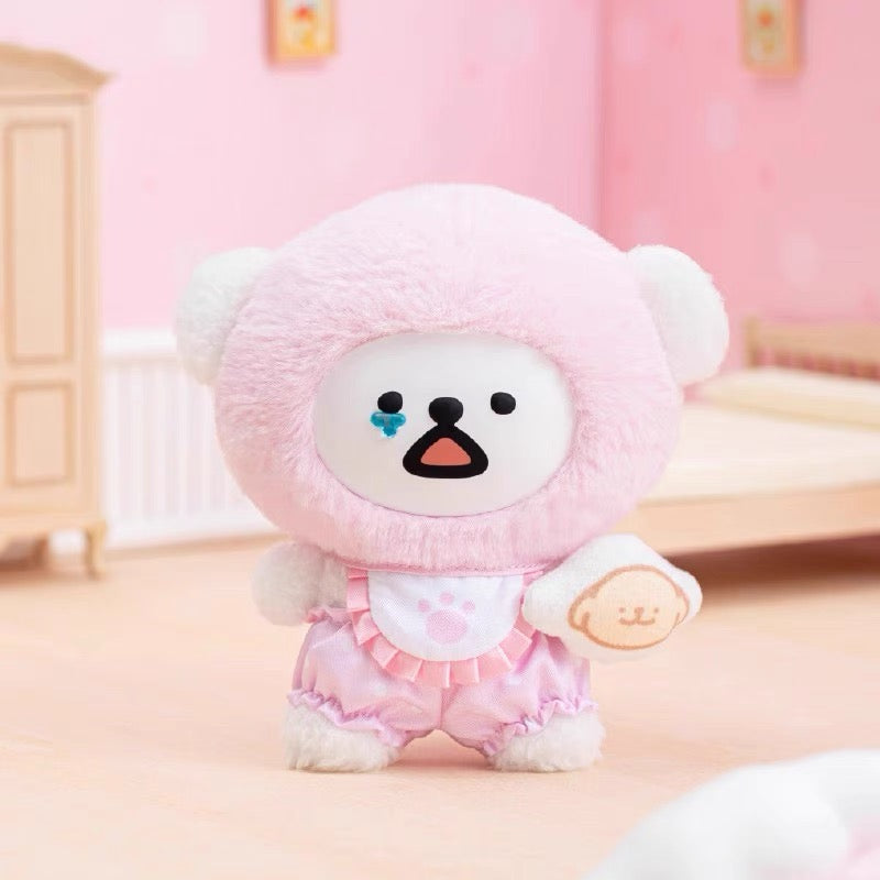 TopToy Maltese Puppy Happy Cafe Series | Vinyl Face Plush Doll - Collectable Toys Mystery Blind Box