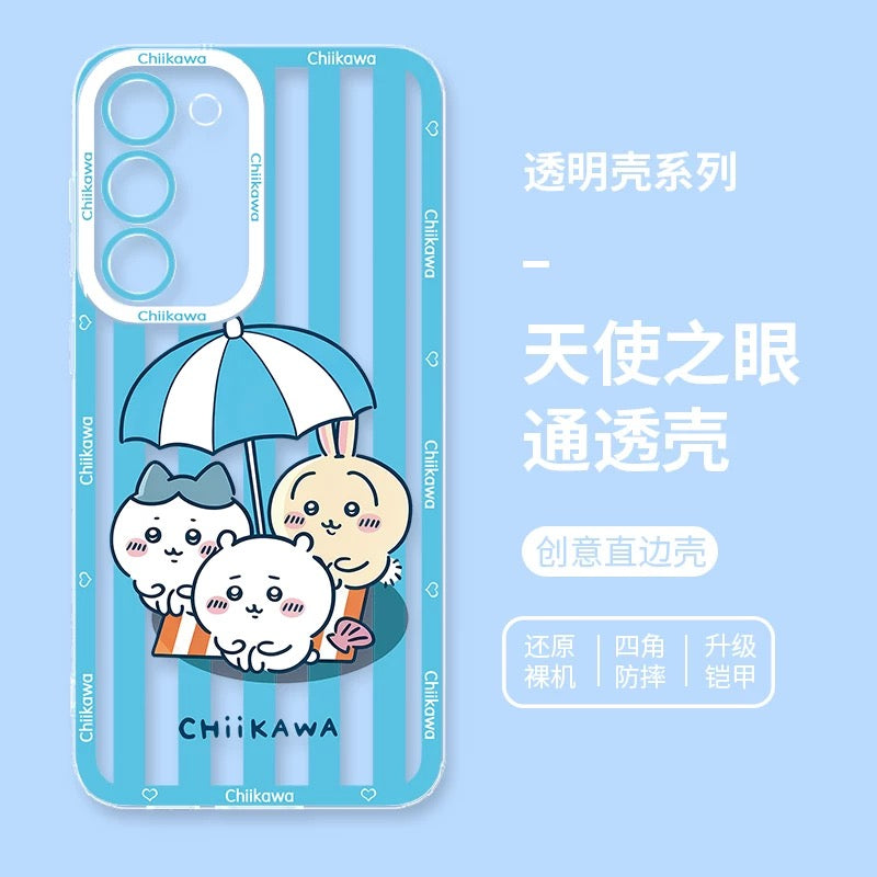 Japanese Cartoon ChiiKawa iPhone Case | Summer Time & Bee Colour Ver 8 Styles - Phone Case Samsung Galaxy S26 S25 S24 S23 S22 S21 FE Ultra Edge