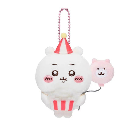 Japan ChiiKawa Popcorn Amusement Park | ChiiKawa Hachiware Usagi - Mini Plush Doll 10cm Keychain