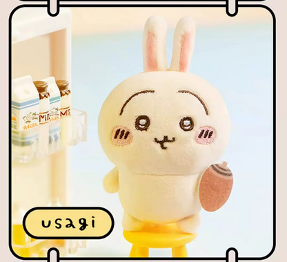 ChiiKawa X Miniso Mini Guardian Series | ChiiKawa Hachiware Usagi Momonga Kurimanju Rakko - Plush Doll Refrigerator Magnet Kawaii Items Room Decoration Doll KawaiiGiftLand