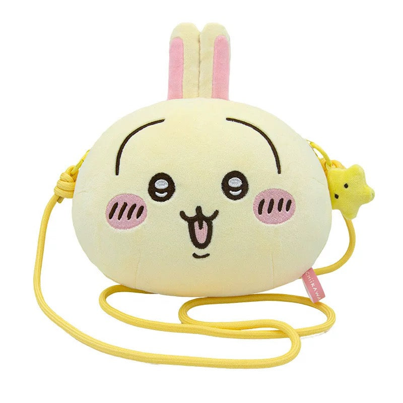 ChiiKawa X Miniso Plush Big Head Shouder Bag | ChiiKawa Hachiware Usagi - Kawaii items