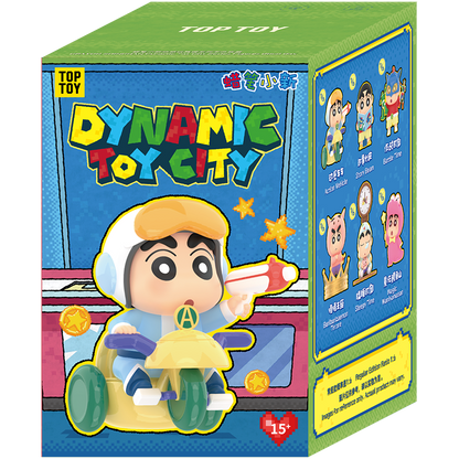 TOPTOY Crayon Shin-chan Dynamic Toy City Series blind box product box front view