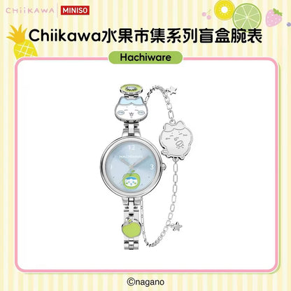 ChiiKawa X Miniso Fruit Market Series Fruit Market Watch Blind Box | ChiiKawa Hachiware Usagi 7 Styles - Kawaii Items Room Decoration doll