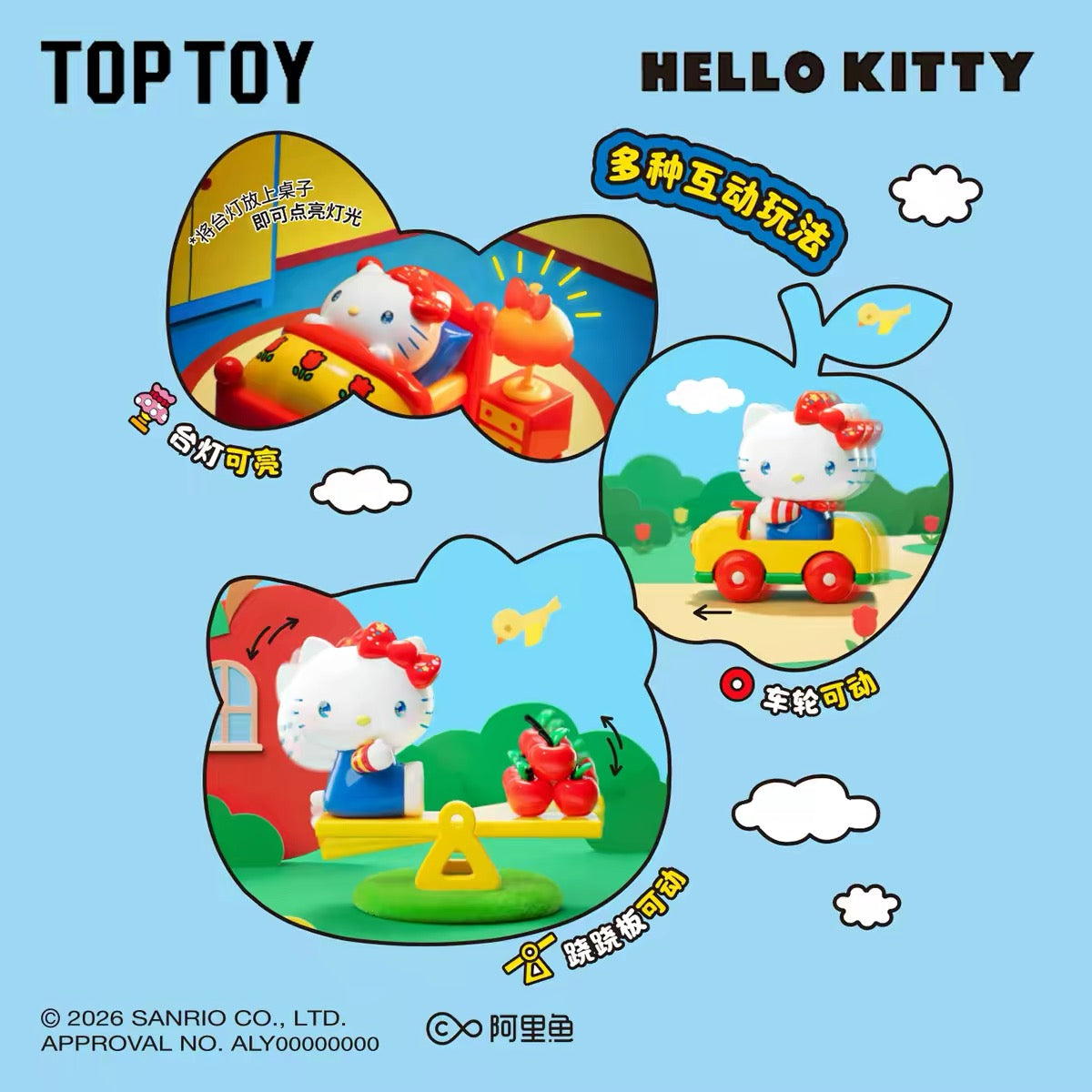 TOPTOY ハローキティ クラシックリバイバルシリーズ ブラインドボックスフィギュア