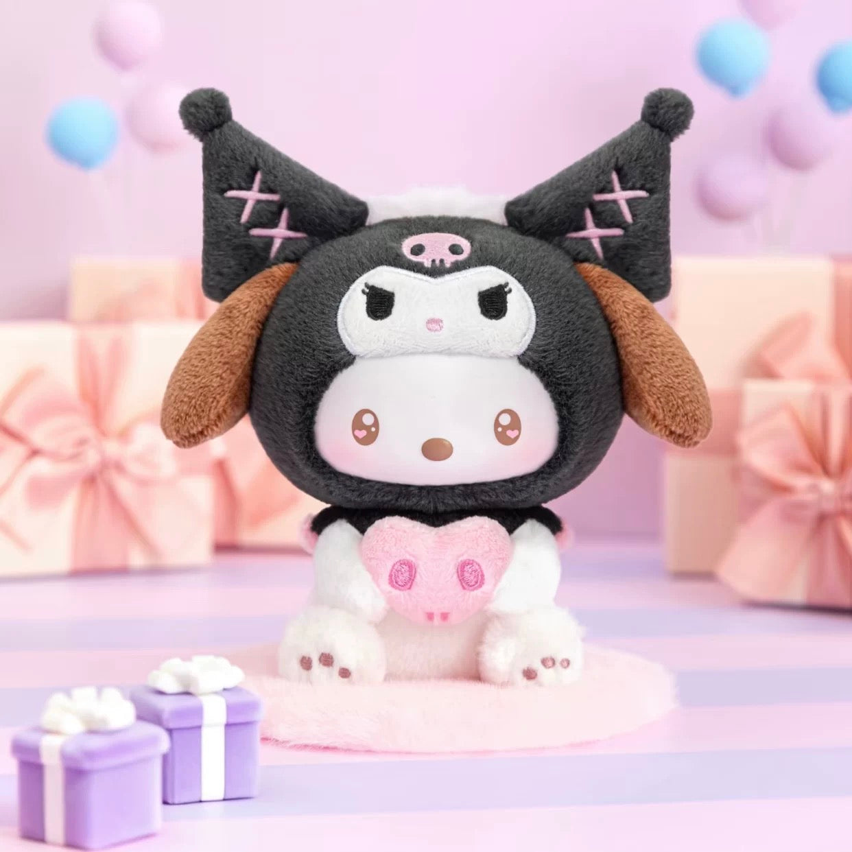 TopToy Sanrio Characters Kuromi Party | Hello Kitty My Melody Piano Kuromi Cinnamoroll Pompompurin Pochacco Hangyodon - Collectable Toys Mystery Blind Box