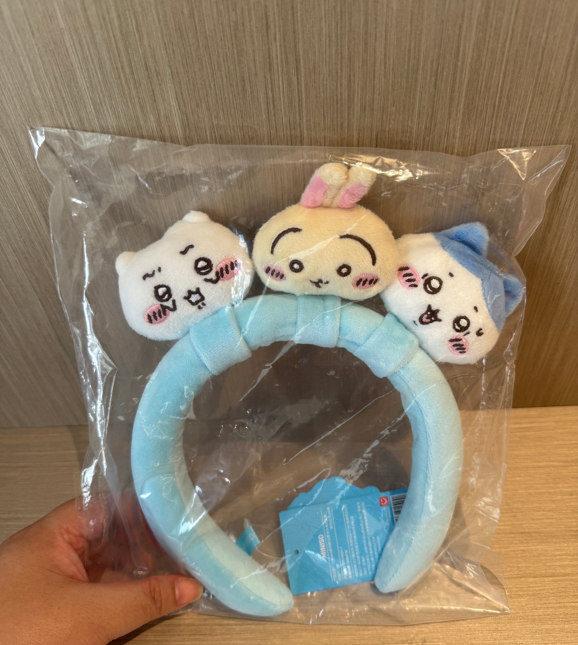 [Limited] ChiiKawa X Miniso Hot Summer Series | ChiiKawa Hachiware Usagi Cute Plush Doll Icon Headband - Kawaii Items Room Decoration