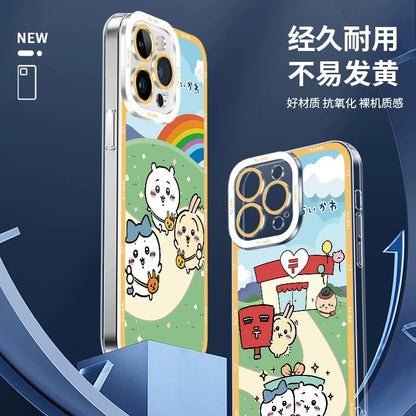 Japanese Cartoon Chiikawa | Usagi & Summer Times 8 Styles - iPhone Case PLUS SE2 XS XR X 11 12 13 14 15 16 16e 17 17e Pro Promax 12mini 13mini