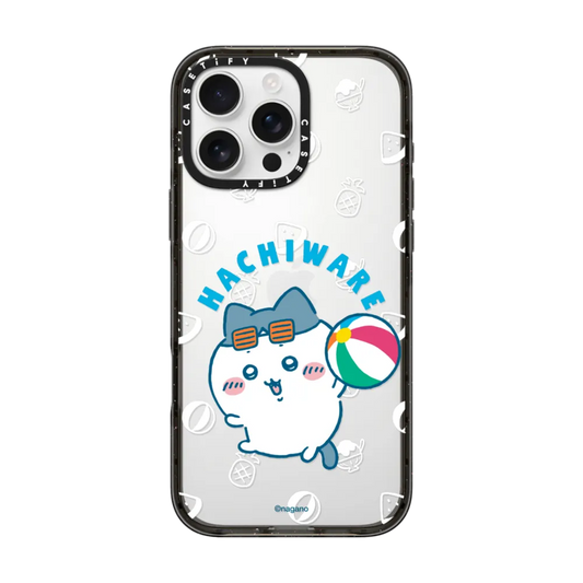 Japanese Cartoon ChiiKawa Transparent Phone Case | ChiiKawa Hachiware Summer Pool Party - iPhone Case 12 13 14 15 16 17 Pro Promax