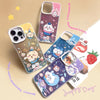 Japanese Cartoon ChiiKawa Cafe Waiter Laser Case | ChiiKawa Hachiware Usagi Momonga - Phone Case Samsung Galaxy S26 S25 S24 S23 S22 S21 FE Ultra Edge