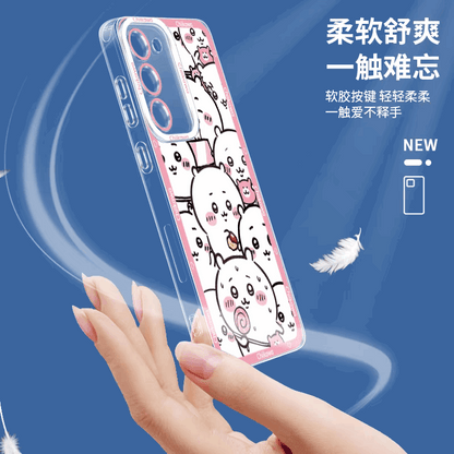 Japanese Cartoon Chiikawa Full Sceen | Momonga - Phone Case Samsung Galaxy S25 S24 S23 S22 S21 FE Ultra Edge