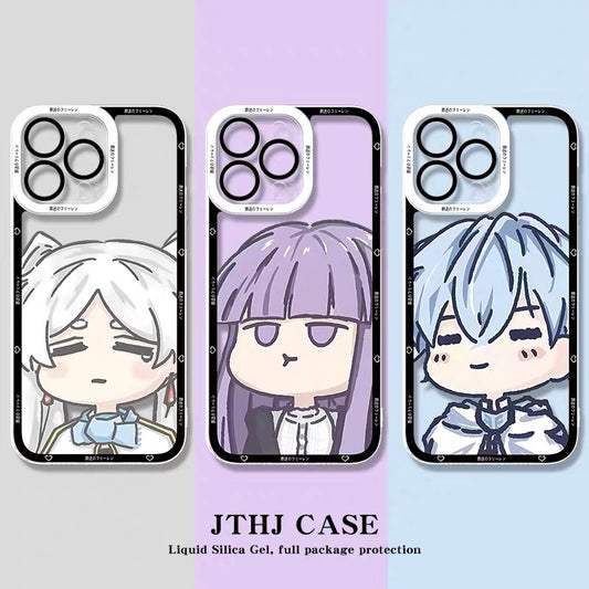 Japanese Anime FRIEREN Cute Style | Frieren Fern Himmel 3 Styles - iPhone Case PLUS SE2 XS XR X 11 12 13 14 15 16 16e 17 17e Pro Promax 12mini 13mini