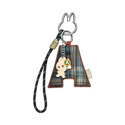 Popmart The Monster Pin For Love Series Limited Edition | Letter Pendant A-M with Pins Keychain - 10cm Kasing Lung Zimomo Labubu Toy Collection