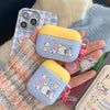 日本の漫画 ポチャッコ PC ぬいぐるみ AirPods AirPodsPro AirPods3 AirPodsPro2 ケース イエローとブルー