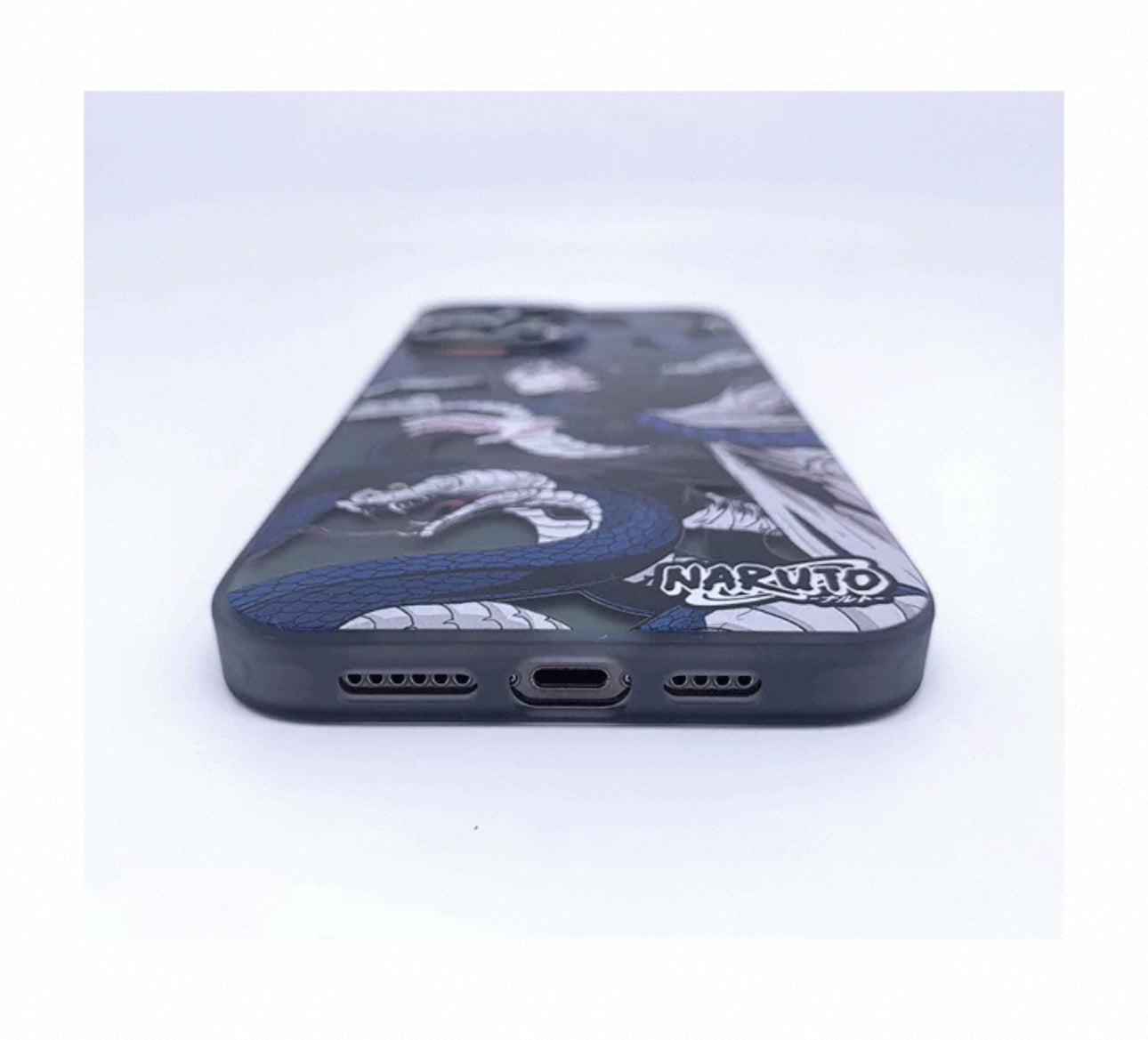 Japanese Anime Naruto Ninja | Laser Orochimaru - iPhone Case PLUS 12 13 14 15 16 Pro Promax KawaiiGiftLand