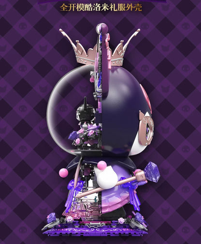Sanrio Kuromi Mechanical Building Toy | Kuromi Purple Rose Big Figure - Limited Edition