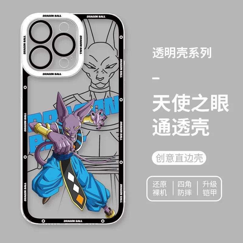 Japanese Anime Dragon Ball | Piccolo Kid Buu Beerus Trunks Super Saiyan Black Vegito Goku - iPhone Case PLUS SE2 XS XR X 11 12 13 14 15 16 16e 17 17e Pro Promax 12mini 13mini