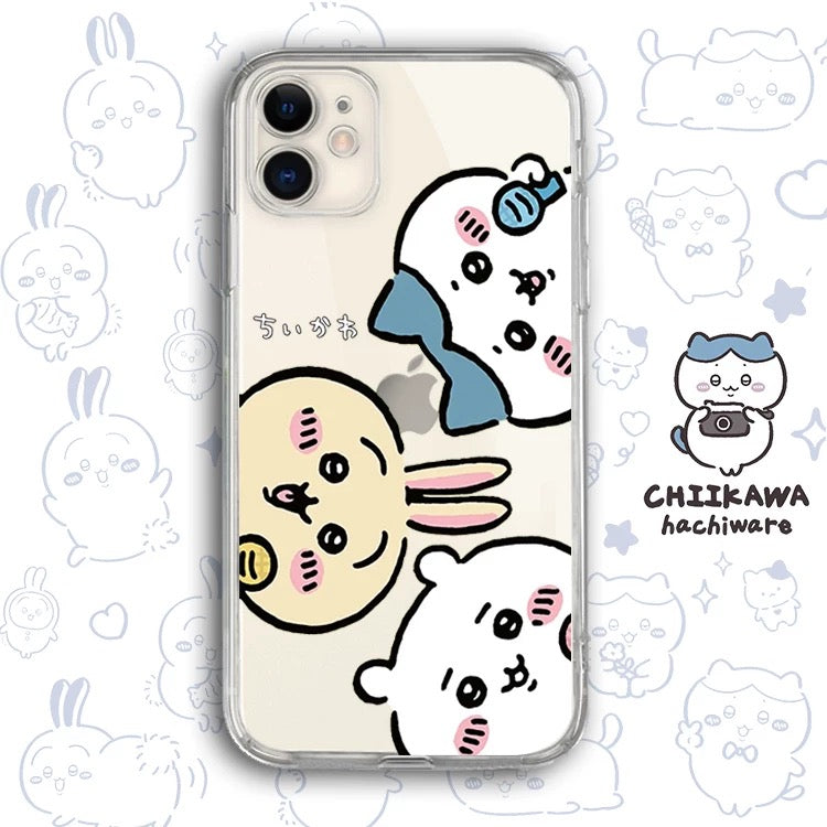 Japanese Cartoon Chiikawa Clean Case | Happy Fun Part1 - Phone Case Samsung Galaxy S26 S25 S24 S23 S22 S21 FE Ultra